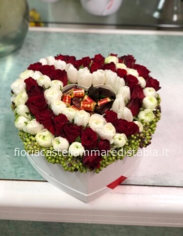 box flowers forma cuore