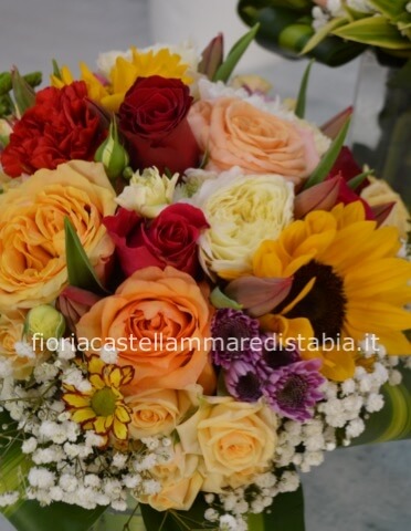 bouquet colori caldi