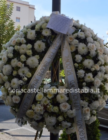 corona circolare funebre