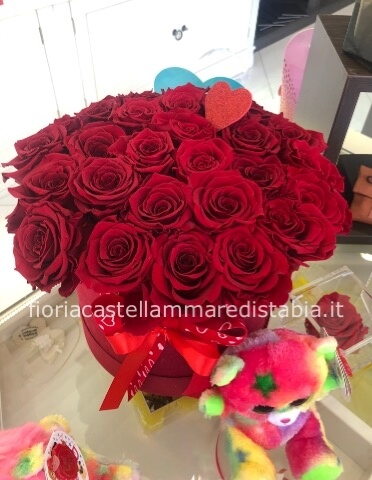 Flowers box rose eterne