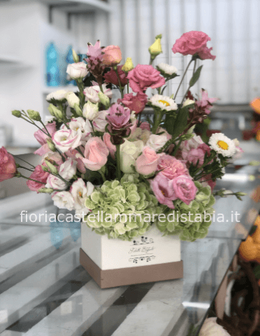 Flowers Box sul rosa media