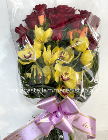 Fascio fiori funebre