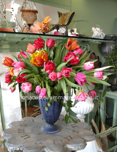 Bouquet tulipani colori misti