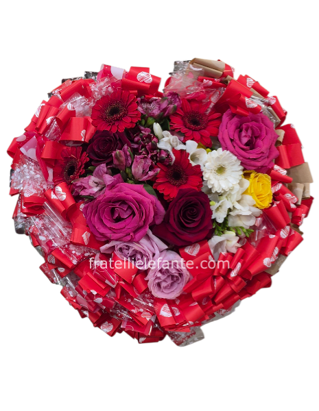Bouquet a forma Cuore