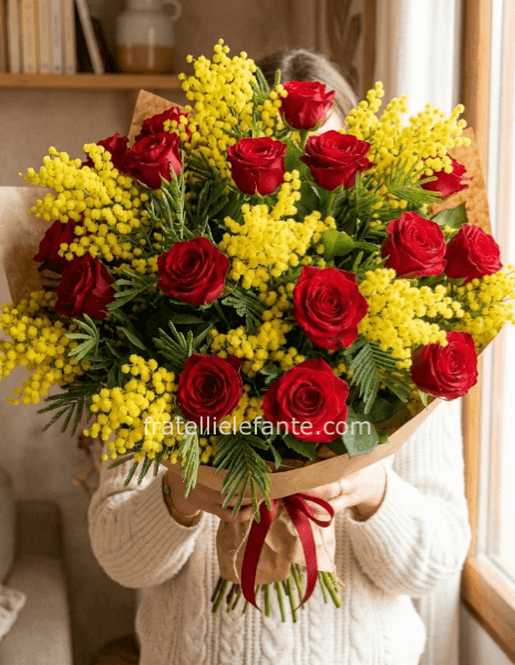 Rose ROSSE e MIMOSA