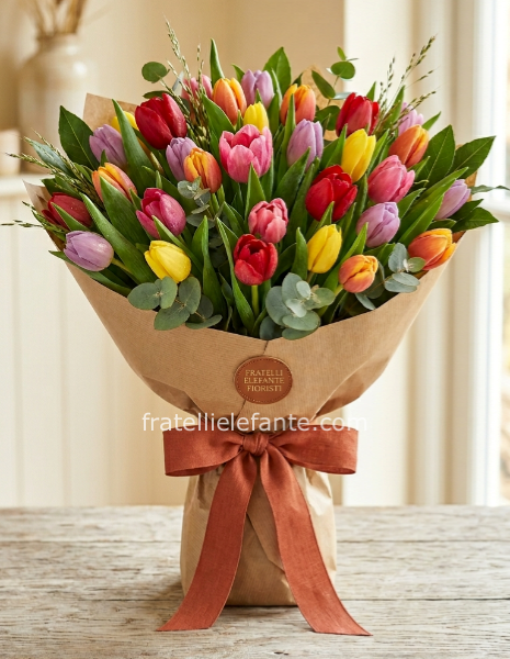 Bouquet di Tulipani colorati