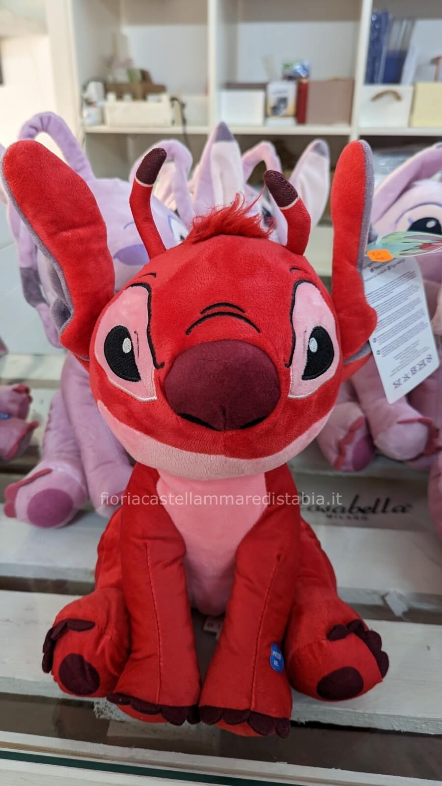 stitch disney peluche rosso » Fiori a Castellammare di Stabia